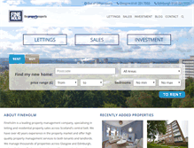 Tablet Screenshot of fineholm.co.uk